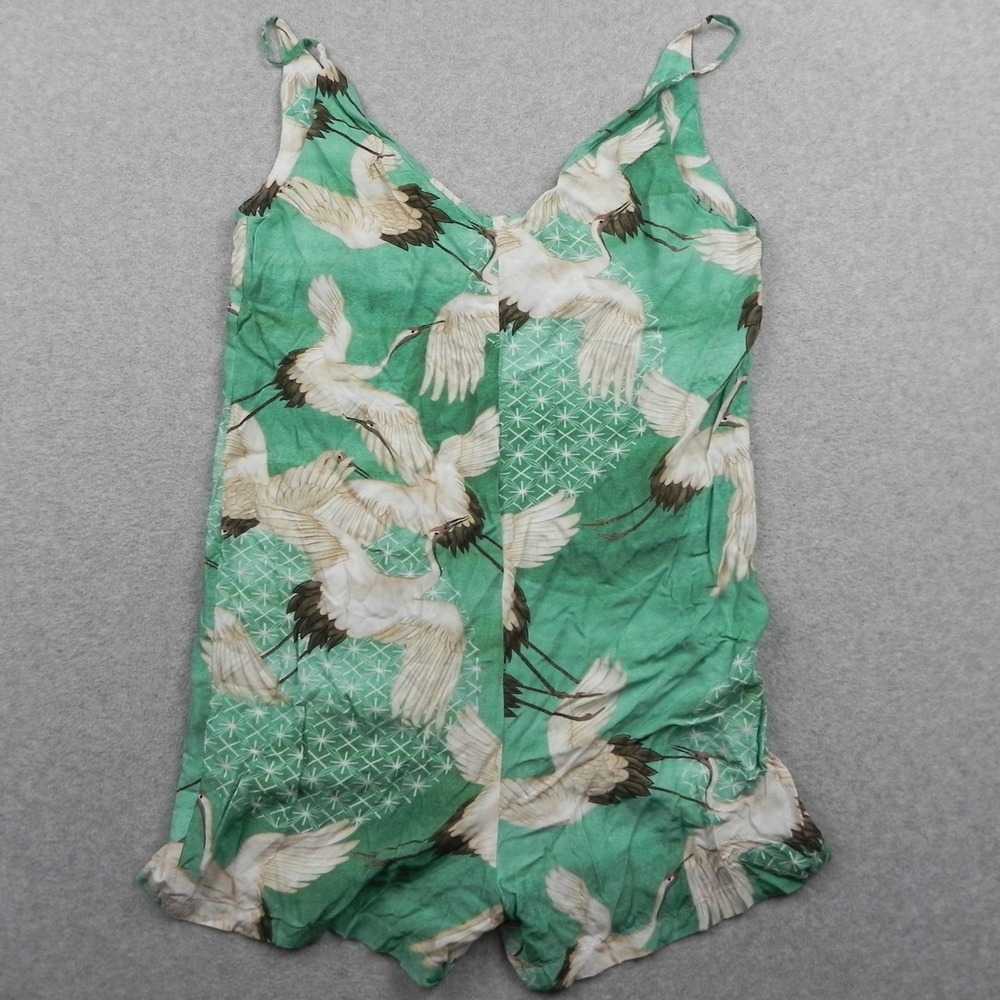 Lenny Niemeyer Romper Womens Small Playsuit Swim Cover Up Resortwear Stork Crane